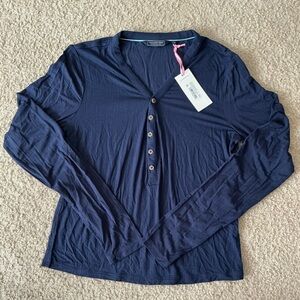 Vineyard Vines Navy Button Down Shirt